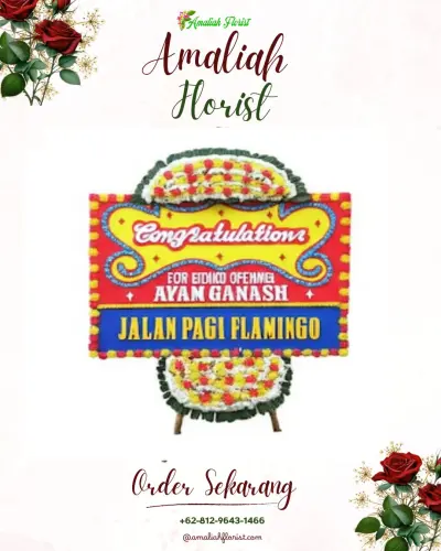 Bunga Papan Congratulation di Secang